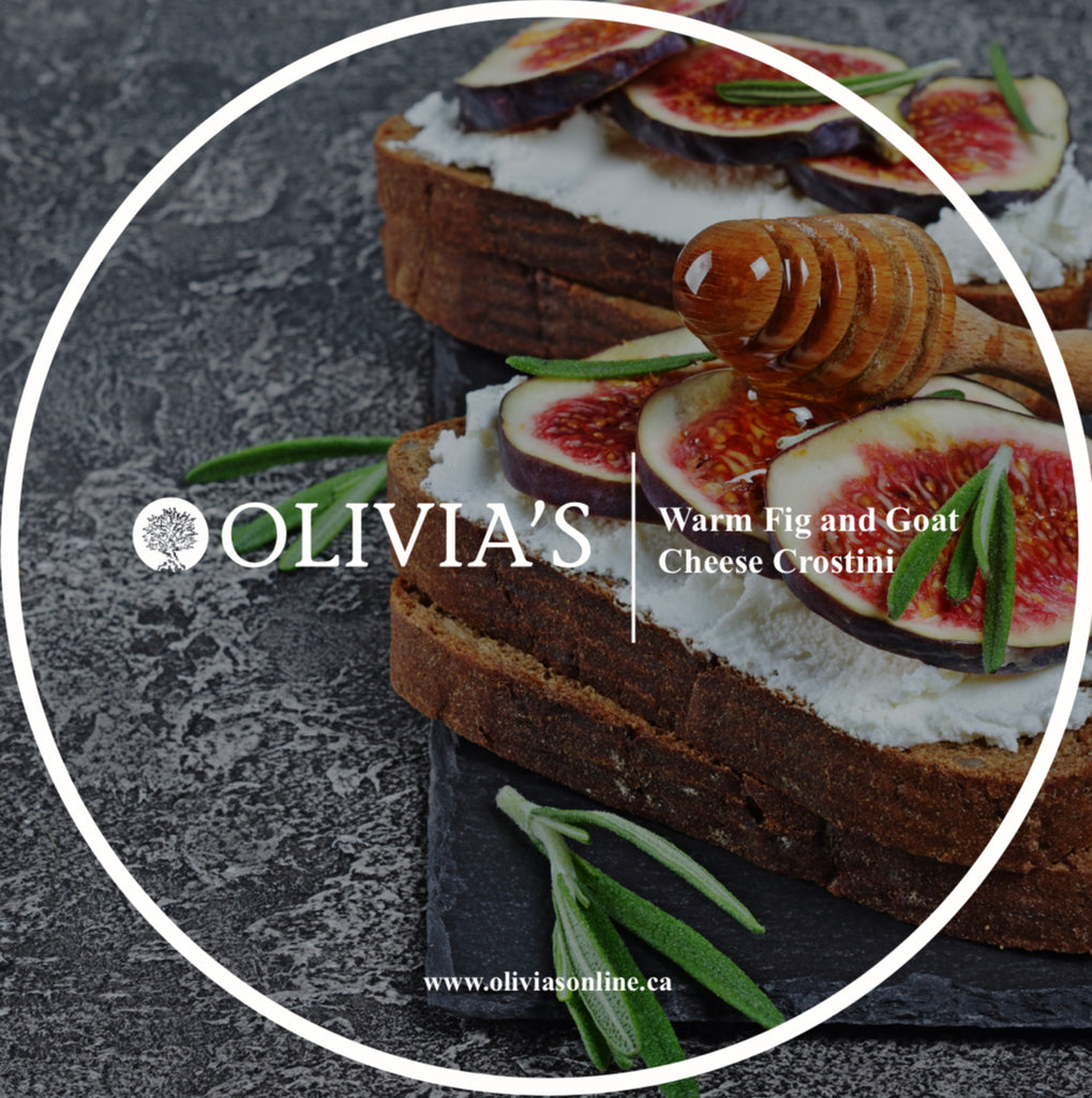 Warm Fig & Goat Cheese Crostini