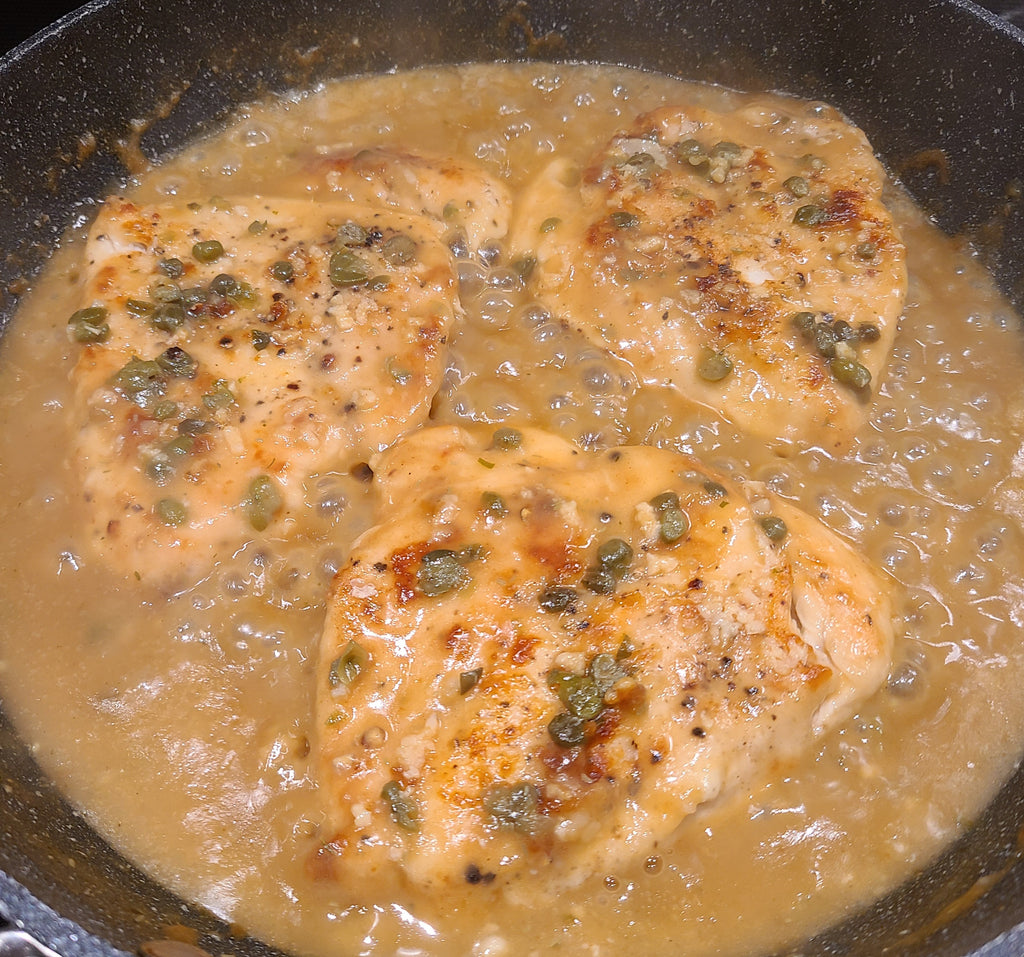 Chicken Piccata with Lemon Oil