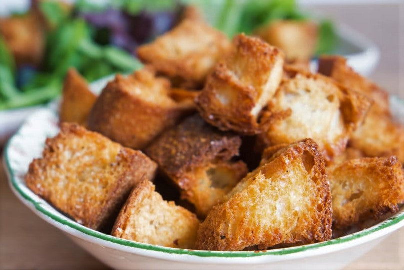 Wild Mushroom Sage Croutons