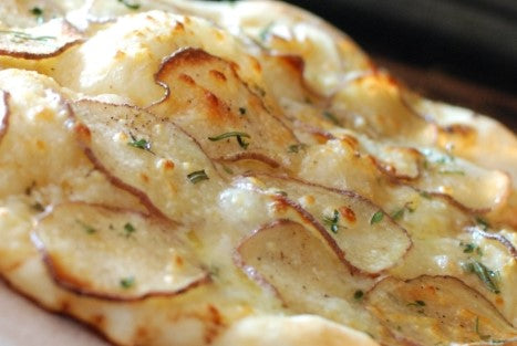 Potato Pizza with Truffle Oil