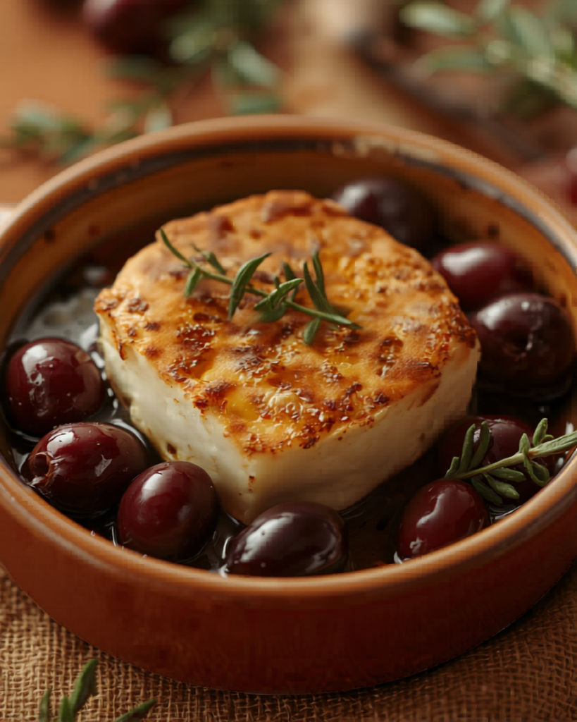 Baked Feta and Olives