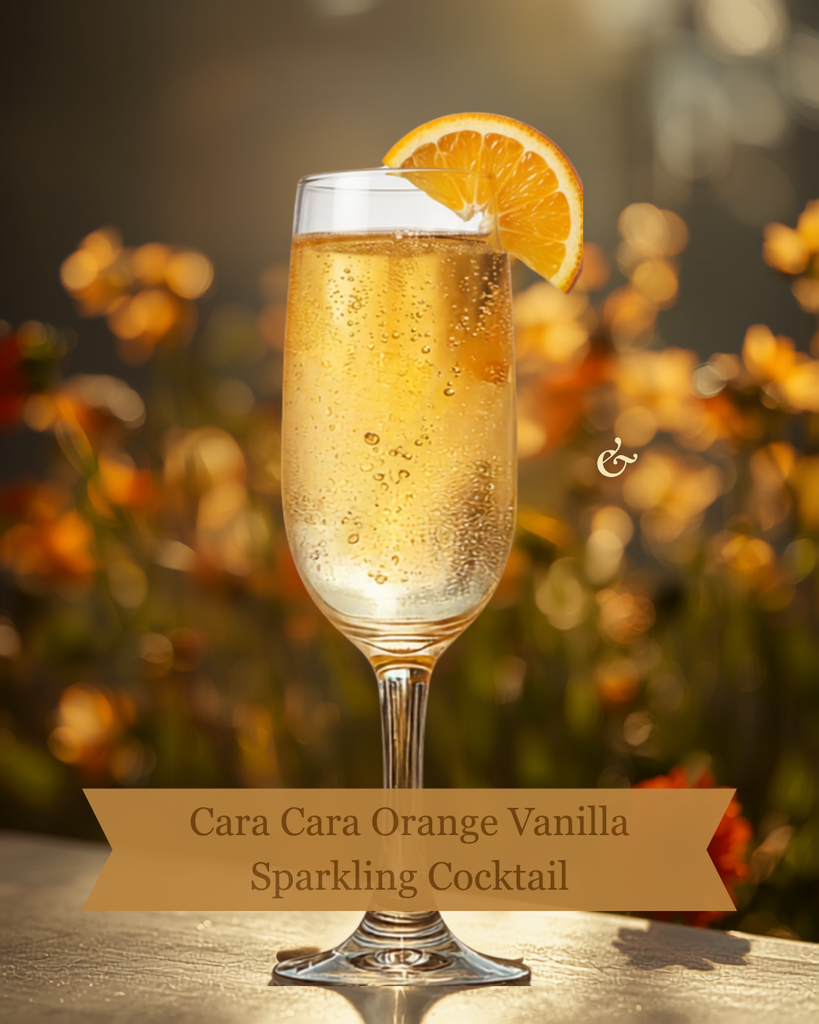Cara Cara Orange Vanilla Sparkling Cocktail