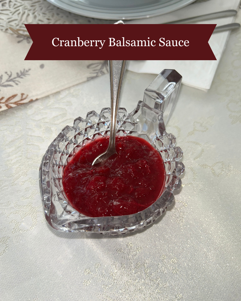 Cranberry Balsamic Sauce