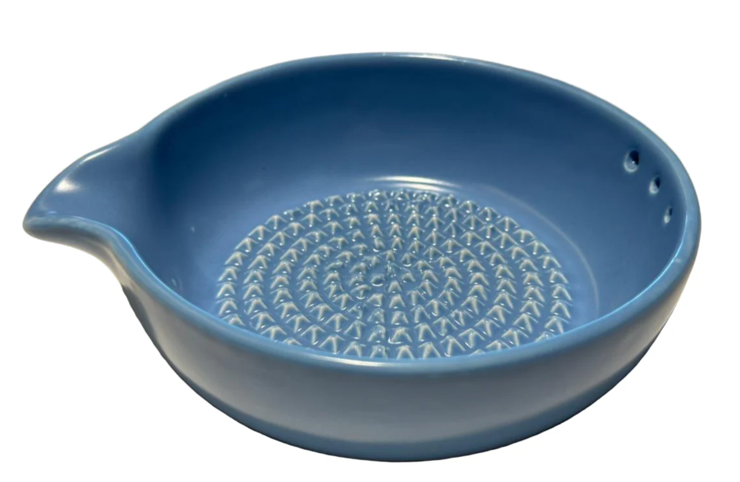 Garlic Grater Bowl with Herb Stripper – Horizon Blue
