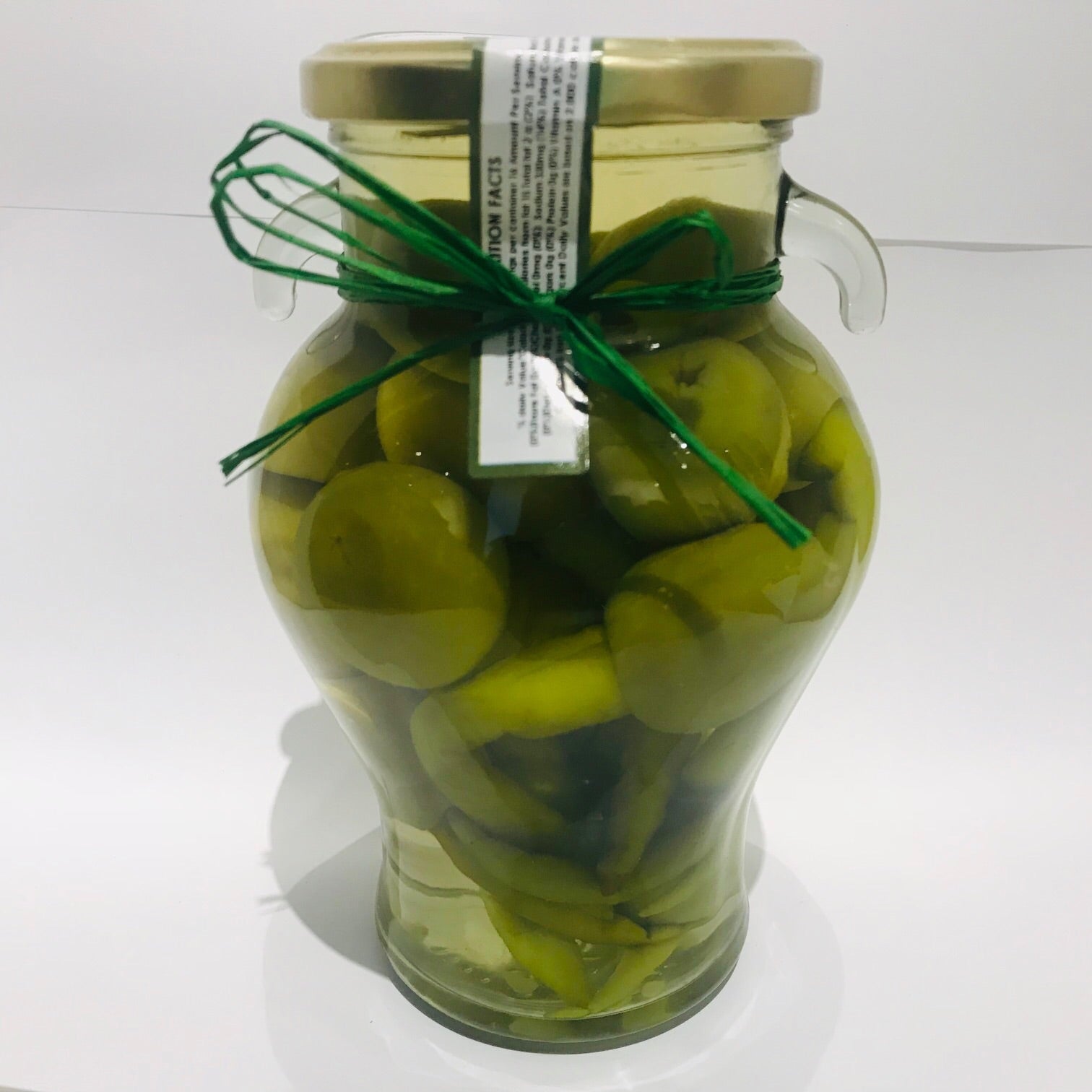 Delizia Green Chili Stuffed Olives