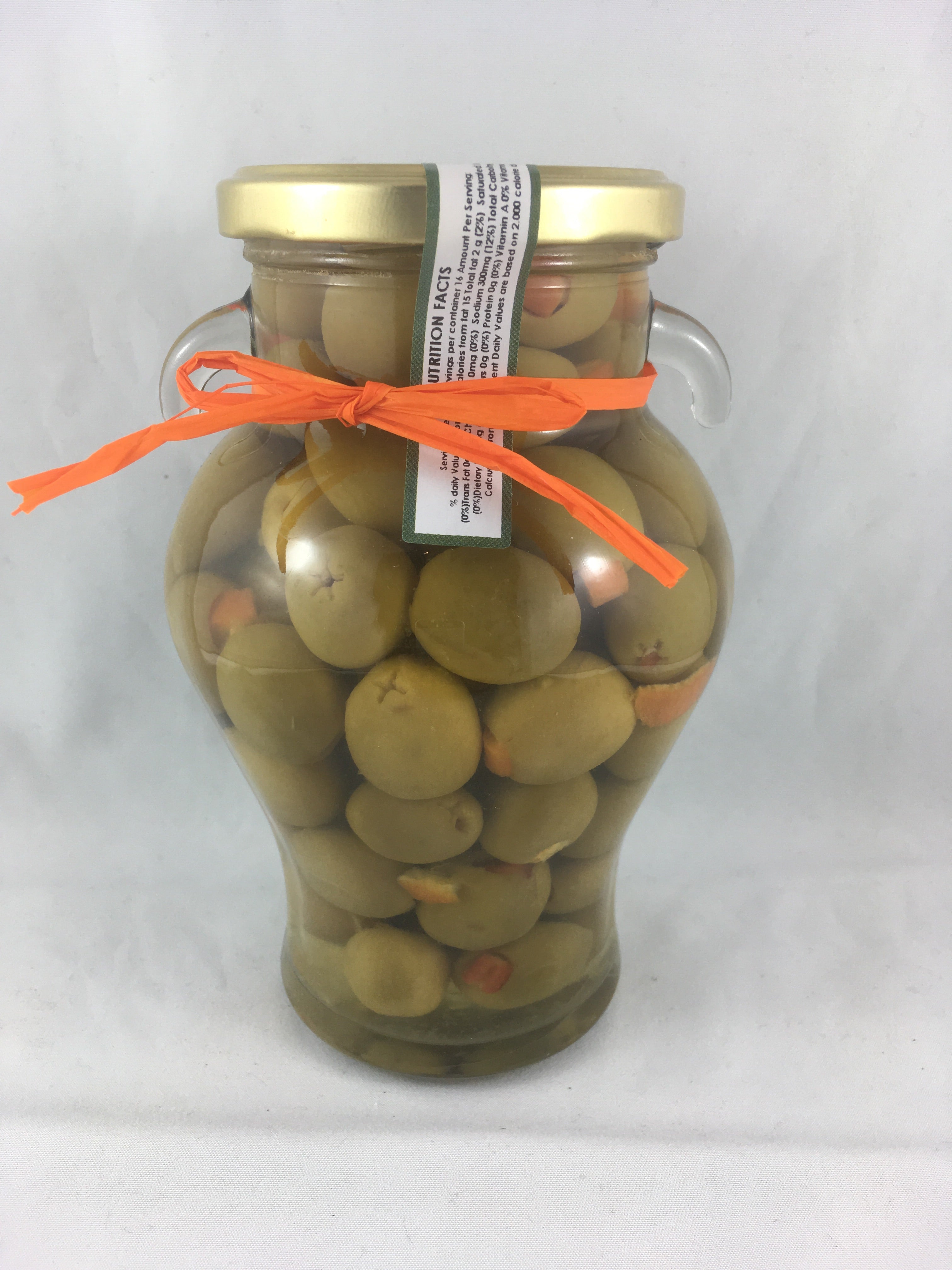 Delizia Orange Stuffed Olives